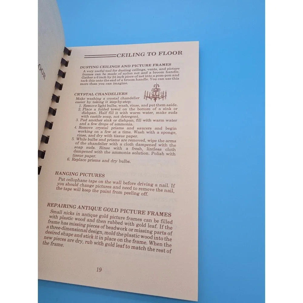 Hints For‎ Upstairs Downstairs And All Around The House Book Carol Rees 80s